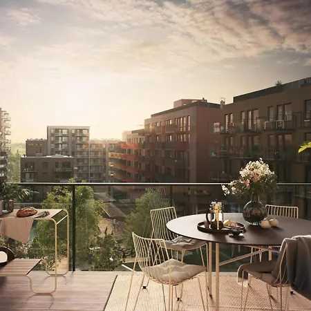 New Modern 2 With 2 Beds & Free Parking * Lorenskog