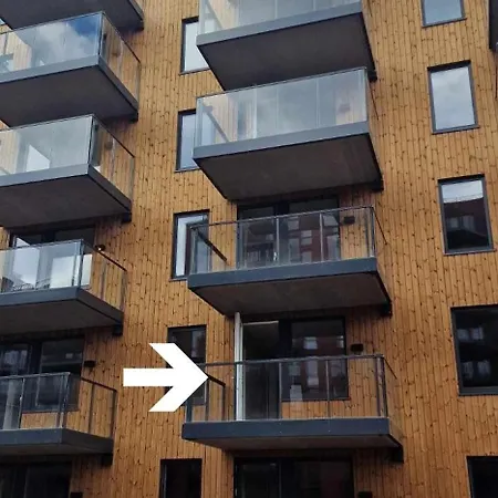 New Modern 2 With 2 Beds & Free Parking * Lorenskog