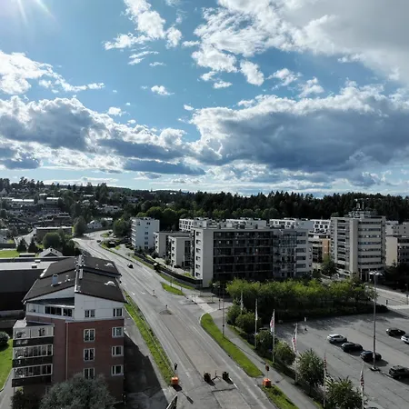 Apartment New Modern 2 With 2 Beds & Free Parking Lorenskog