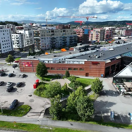 New Modern 2 With 2 Beds & Free Parking * Lorenskog