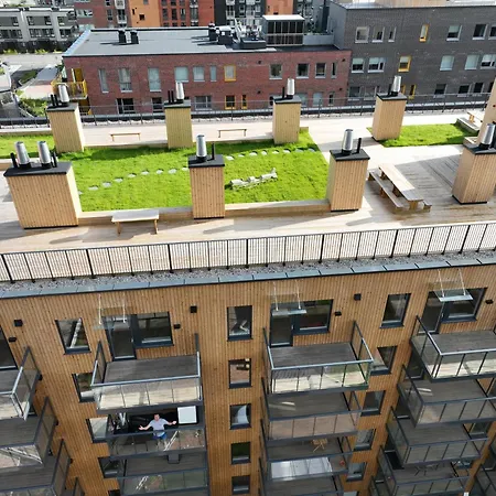 New Modern 2 With 2 Beds & Free Parking 아파트