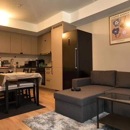 Apartment New Modern 2 With 2 Beds & Free Parking Lorenskog