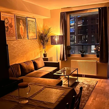 Apartment New Modern 2 With 2 Beds & Free Parking Lorenskog