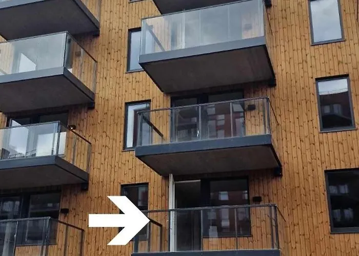 New Modern 2 With 2 Beds & Free Parking * Lorenskog