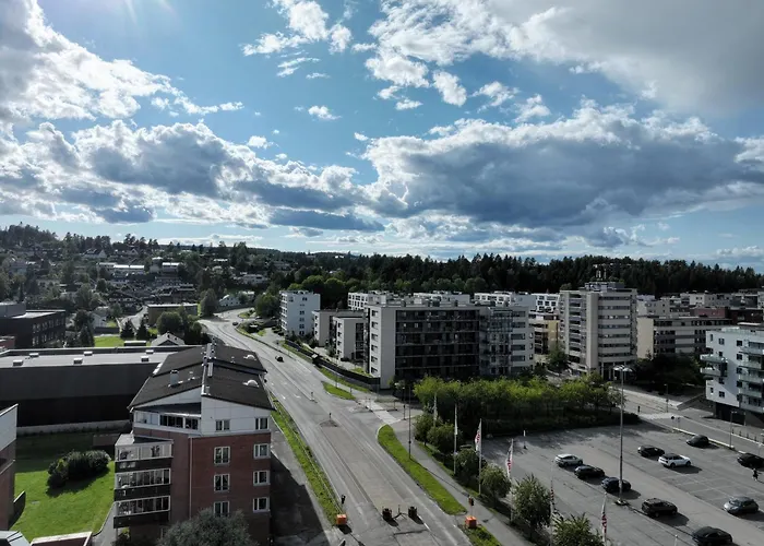 Apartman New Modern 2 With 2 Beds & Free Parking Lorenskog