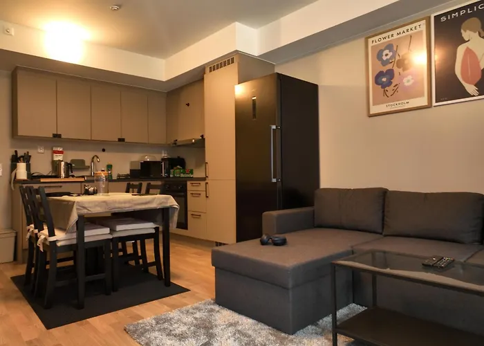 Apartman New Modern 2 With 2 Beds & Free Parking Lorenskog