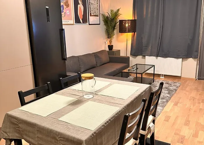 Apartman New Modern 2 With 2 Beds & Free Parking Lorenskog